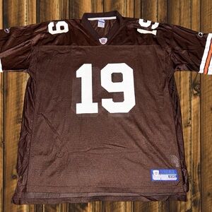 SOLD - NFL REEBOK BERNIE KOSAR #19 CLEVELAND BROWNS “BERNIE” JERSEY SIZE XXL